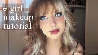 my everyday “e-girl” makeup tutorial 2024 | chaotic GRWM