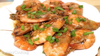 ឆាបង្គាអំពិលទុំ [ Stir-fried Shrimp with Tamarind ] ម្ហូបខ្មែរ [ YummyCooking ]