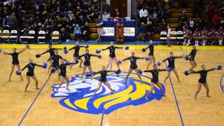 LTHS Varsity Poms Blackout Game 1/24/2014