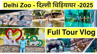 Delhi Zoo -दिल्ली चिड़ियाघर -2025 || National Zoological Park Full Tour Vlog