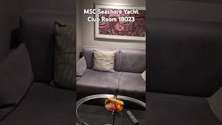 A quick look at our Yacht Club room 18023 #mscseashore