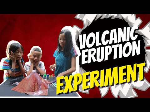Vlog 2 Volcanic Eruption Easy Science Experiment Youtube