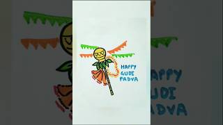 Gudipadwa drawing #art #drawing #shorts