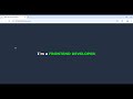 CSS Text Typing Animation || Multiple typing text animation || Typewriter Animation