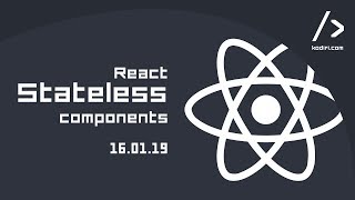 React workshop - Stateless components