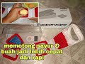 Review Super Dicer dari Tupperware alat untuk memotong sayur dan buah