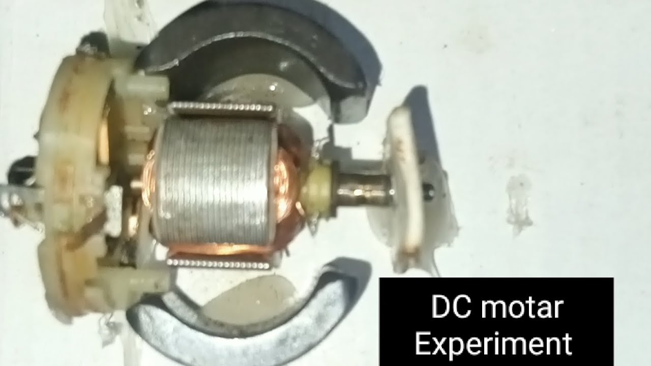 Dc Motar Experiment Youtube