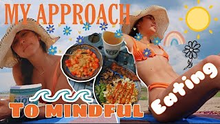 MY APPROACH TO MINDFUL EATING; fueling to feel good, look good, & perform well without tracking