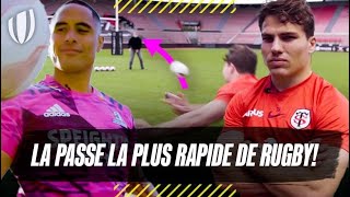 L'ULTIME Challenge de Rugby: La Passe la Plus Rapide Antoine Dupont contre Aaron Smith