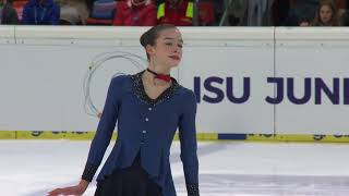 Lara Naki Gutmann Italy | ISU Grand Prix (Junior) 2018 Linz | Short program (ladies)