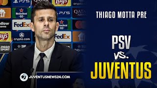 Conferenza Motta pre PSV-Juve: “È la partita più importante fino ad oggi, obiettivo ottavi!\