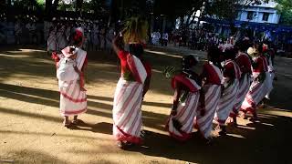 kharia cultural dance competition 2nd winner at Agharma Parish by jamtoli Mahuwatoli