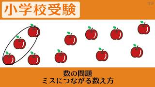 【小学校受験】数の問題ミスにつながる数え方