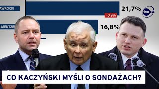 Wzrost Mentzena, spadek kandydata PiS. Szef sztabu Nawrockiego pytany o reakcję Kaczyńskiego