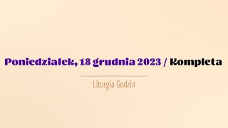 #Kompleta | 18 grudnia 2023