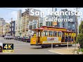 San Francisco California 🇺🇸 4K Walking Tour