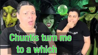 Chuntis turn me into a witch  Halloween 🎃