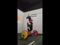 6 sets of 3 at 563 on conventional deadlift