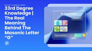 33rd Degree Knowledge & The Real Meaning Behind The Masonic Letter “G”