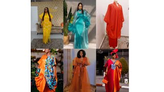 Trendy elegance Organza \u0026 Ankara dress styles// Latest kaftan Bubu outfits ideas.