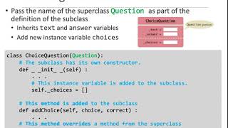 423 523 Inheritance b Defining Subclasses