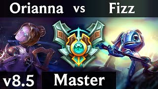 ORIANNA vs FIZZ (MID) /// Korea Master /// Patch 8.5