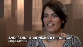 Andréanne Abbondanza-Bergeron et l'installation [dis]JUNCTION