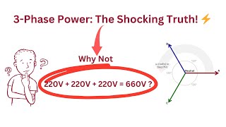 3-Phase Power Explained: Why It's Not 220+220+220 = 660V!