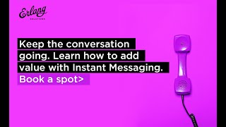 Instant messaging 101   what makes a valuable chat solution  | Erlang Solutions Webinar