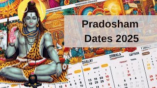 Pradosham 2025 Dates - When is Pradosham Dates 2025- Pradosham 2025 Date List | பிரதோஷ விரதம் 2025