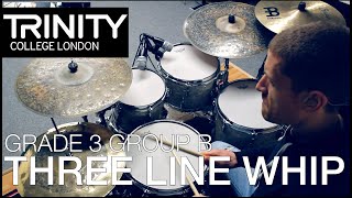 Drum Lesson: Grade 3 Group B - 'Three Line Whip' (Trinity College London Drum Kit 2020-2023)