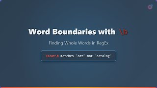 Mastering Word Boundaries in Regex (\b): Find Exact Matches!