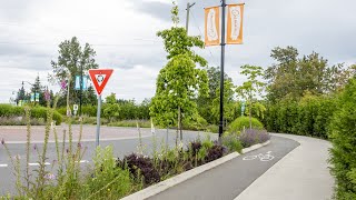 Chemainus Road Raised Cycle Track (Chemainus, BC - June 2024)