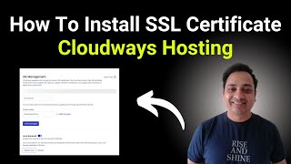 How To Install SSL Certificate on Cloudways Domain | Cloudways Tutorial 2026