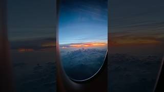 The Most Beautiful Sunrise From 30,000 Feet Aircraft window view