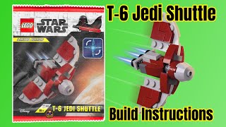 Lego Set 912411 Instructions T-6 Jedi Shuttle Paper Bag #legostarwars