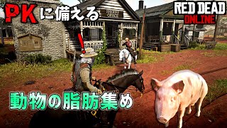 RDO 【レッドデッドオンライン】 特殊弾を作る！  動物の脂肪集めの旅。