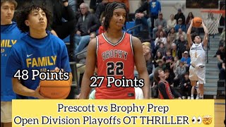 Prescott vs Brophy Prep OVERTIME THRILLER!! | Uriah Tenette Drops INSANE 48 Points!