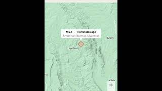 Earthquake Magnitude 5.1 In Myanmar