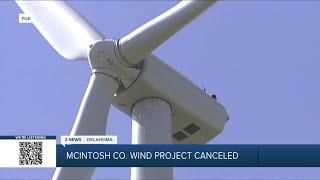 McIntosh County wind project canceled