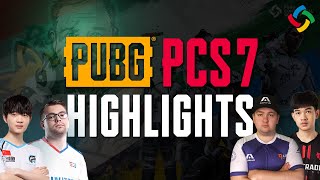 PUBG ESPORTS: BEST MOMENTS OF PCS7 | EXTREME SKILL | FUNNY SITUATIONS