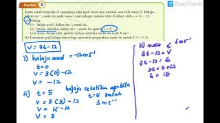 Kinematik gerakan linear - halaju pecutan