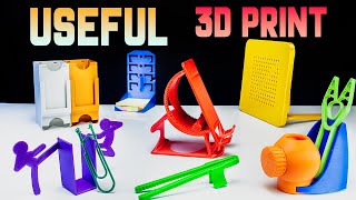 8 Cool USEFUL Things To 3D Print First
