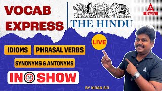 English Vocabulary from The Hindu for All Competitive Exams #27 | Vocab Express By Kiran Sir