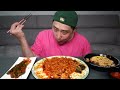 볶음짬뽕 가게 역사상 가장 맵게 요청해서 매운파김치 볶음 짬뽕 먹방 korean spicy stir fried seafood noodles mukbang eating show