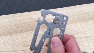 Lever Gear Toolcard Pro - Demo 4 - Screwdrivers and Wrenches