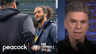Could Jim Harbaugh bring Colin Kaepernick to Chargers staff? | Pro Football Talk