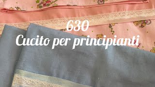 Cucito per principianti , lenzuolino carrozzina