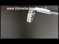 טבעת זהב משובצת יהלומים יוניברס תכשיטים www.universejewelry.co.il