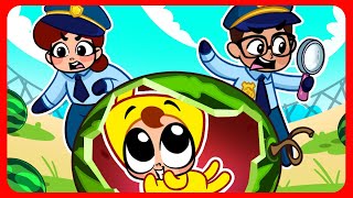 🍉 A Watermelon Is Growing in My Tummy 📚 Educational Cartoons for Kids